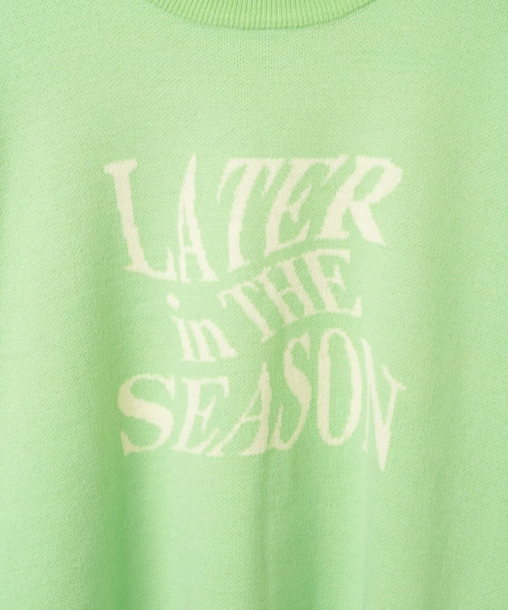 WEGO ウェーブロゴジャガードニットプルオーバー 