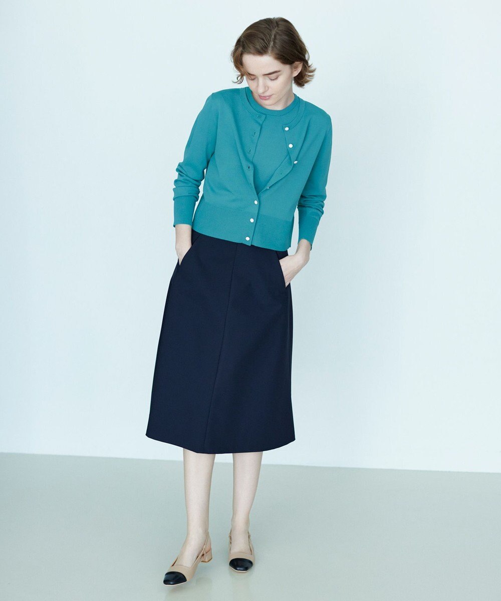 組曲 バイカラーバックストラップパンプス 