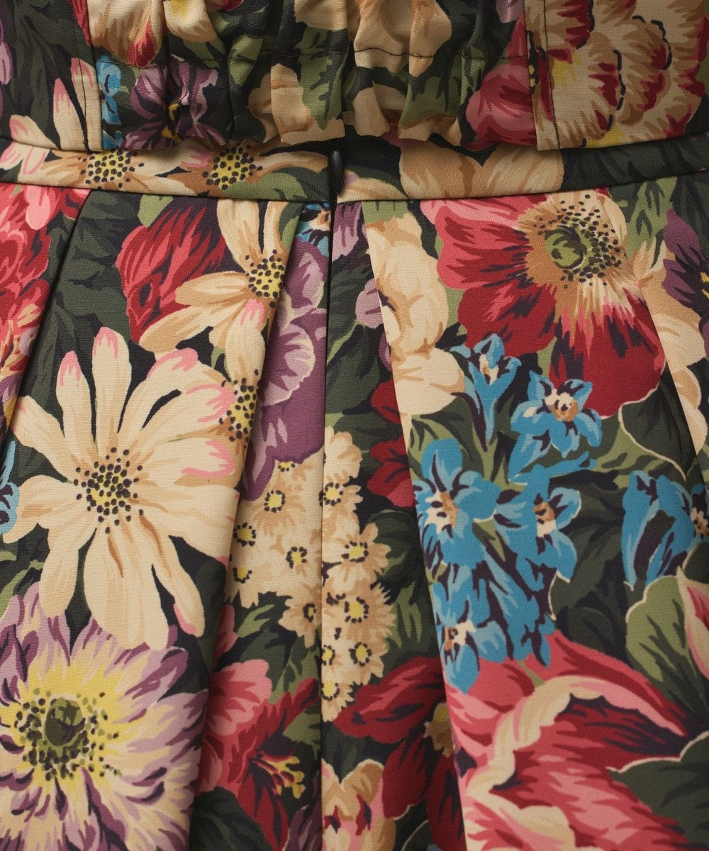 GRACE CONTINENTAL アンティークフラワータックスカート 