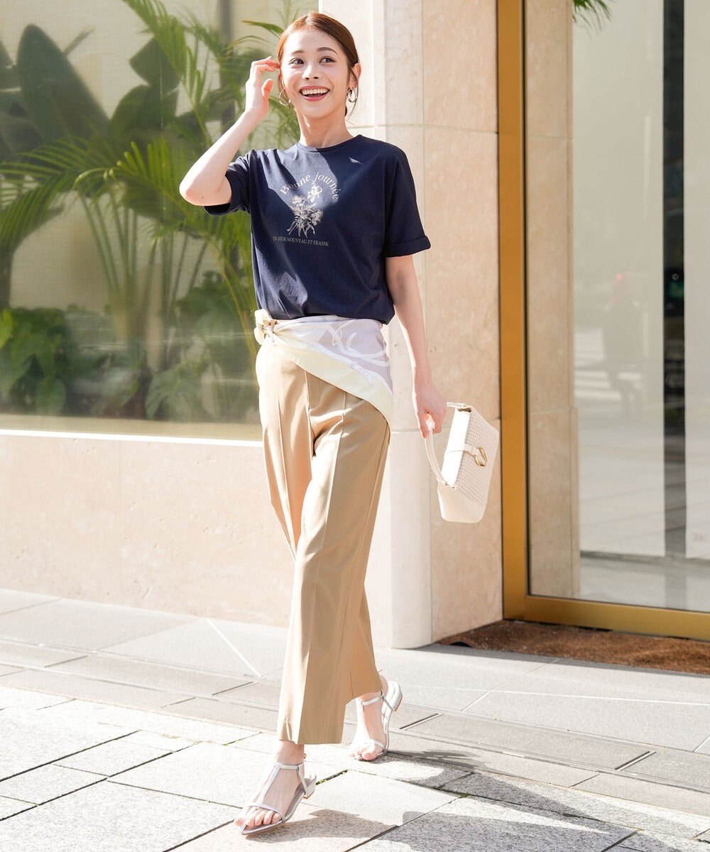 ANY SIS S エアリーストレッチ ワイドパンツ 