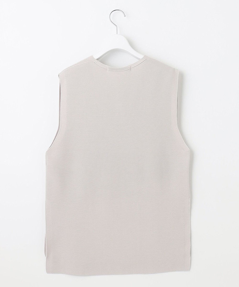 自由区 【洗える】コットンストレッチホールガーメント ベスト 