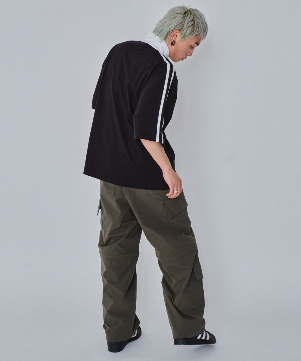 WEGO 【ユニセックス着用ITEM/MLサイズ展開】ヘビーウェイトハーフジップT（SS） 