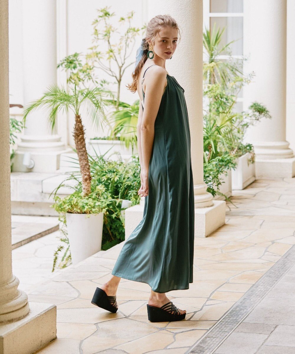 San-ai Resort（三愛水着楽園） 【SALE】マキシワンピース　M　【Coral veil（コーラルヴェール）】 