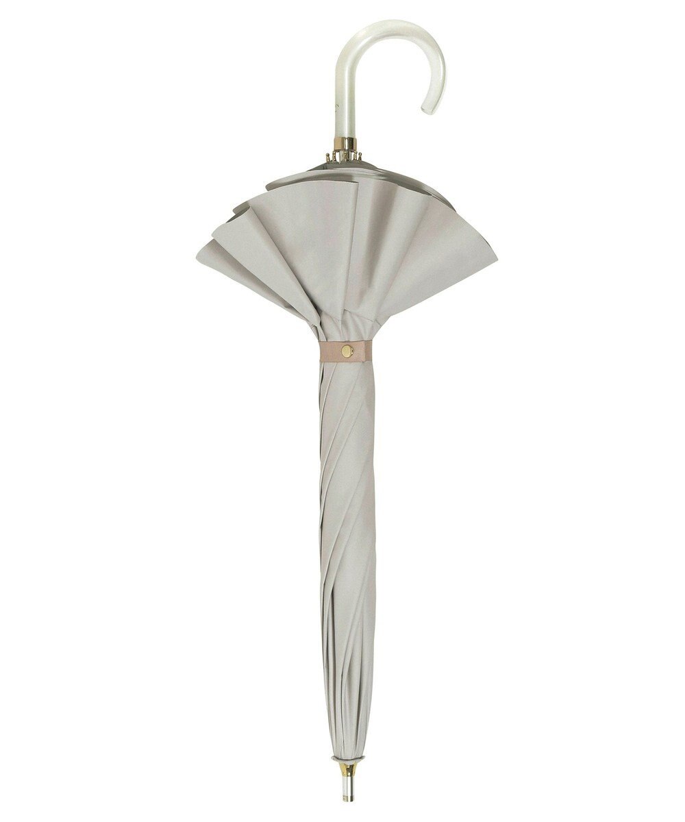 MOONBAT 【一級遮光日傘】LANVIN en Bleu (ランバン オン ブルー)  長傘 フレアフリル 遮光 遮熱 UV 