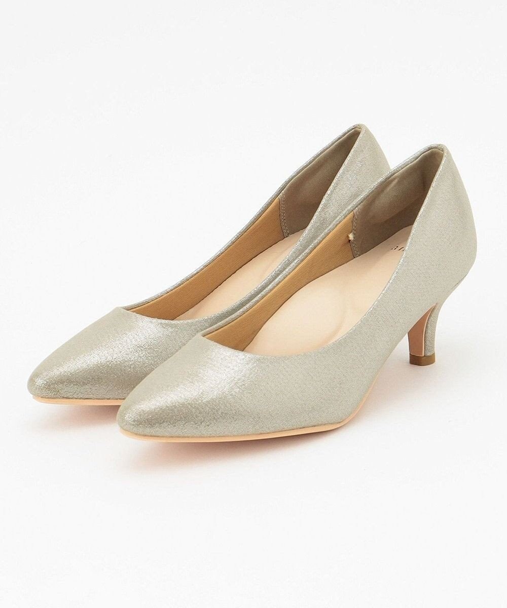 ANY SIS 【22.5cm~24.5cm】シャイニーレディライク パンプス 