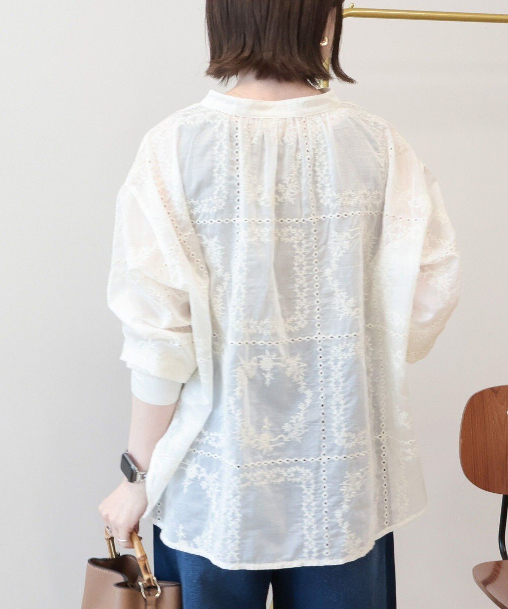 AMERICAN HOLIC スキッパーレースブラウス 