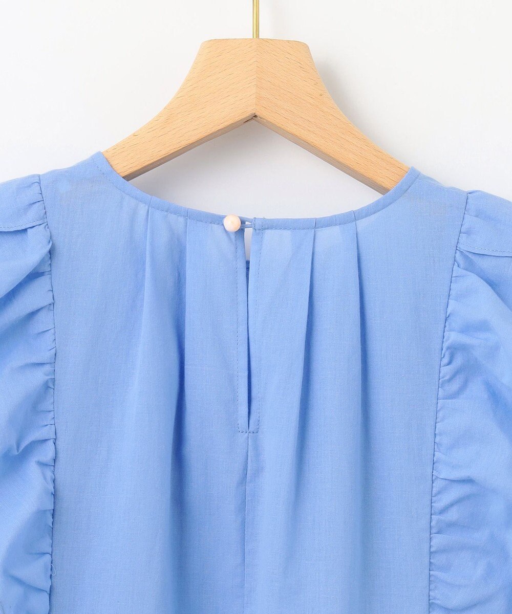 組曲 【WEB限定】ナチュラルローン ペプラムブラウス 