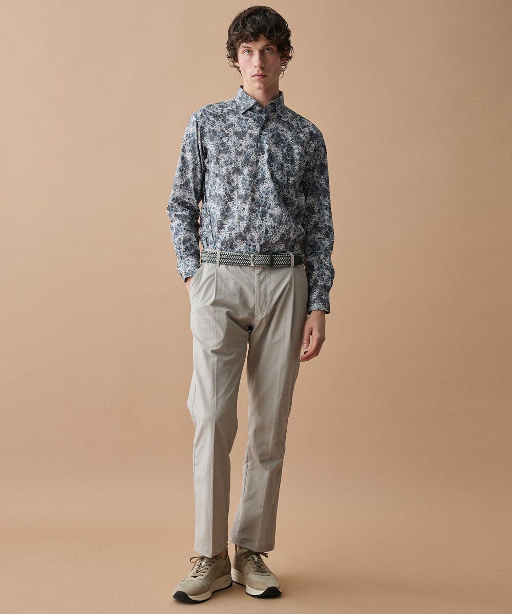 JOSEPH ABBOUD 【リバティ】ブラックレーベル リバティプリントシャツ 