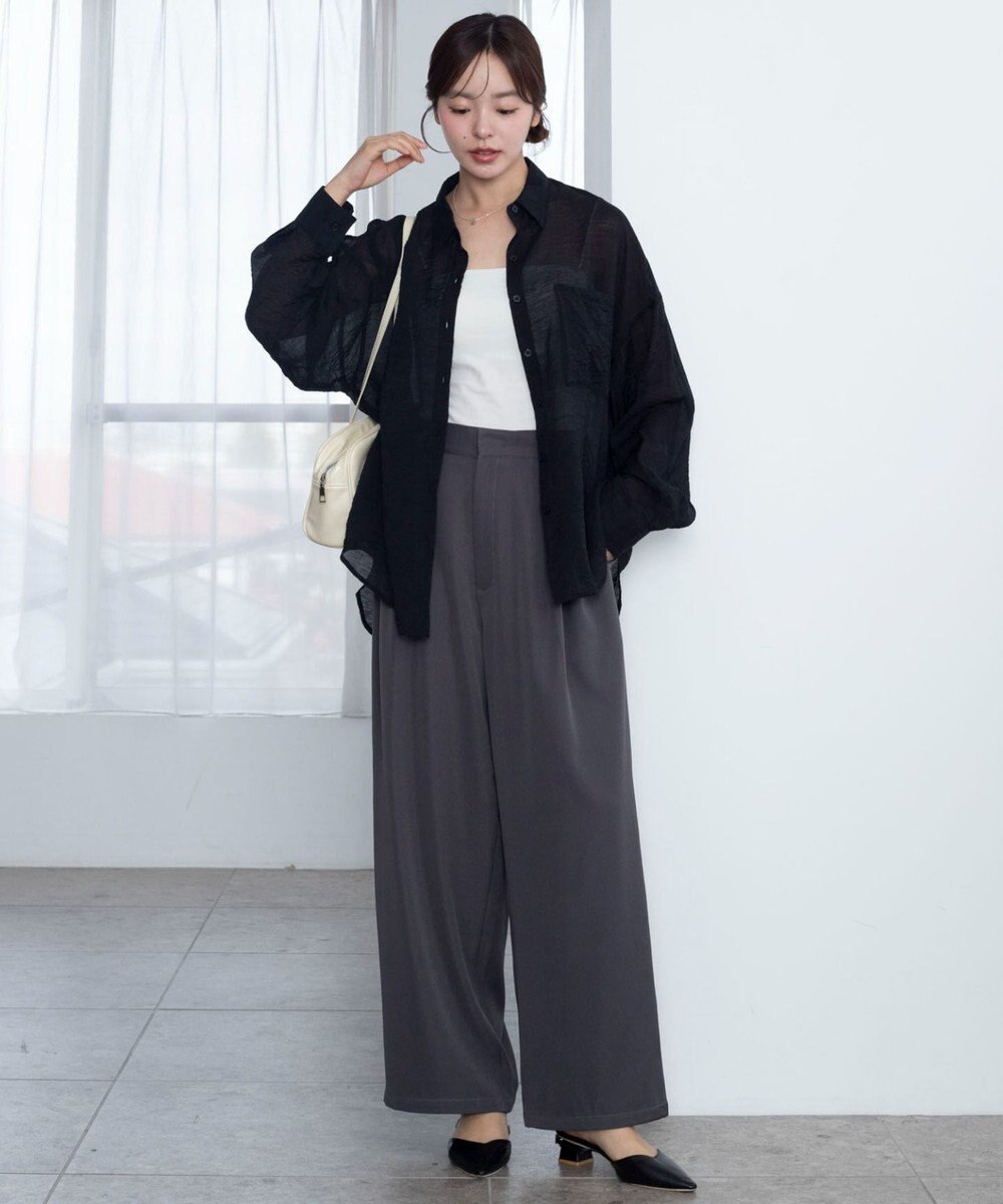 WEGO 【2026年春夏新作】シアーシャツ 