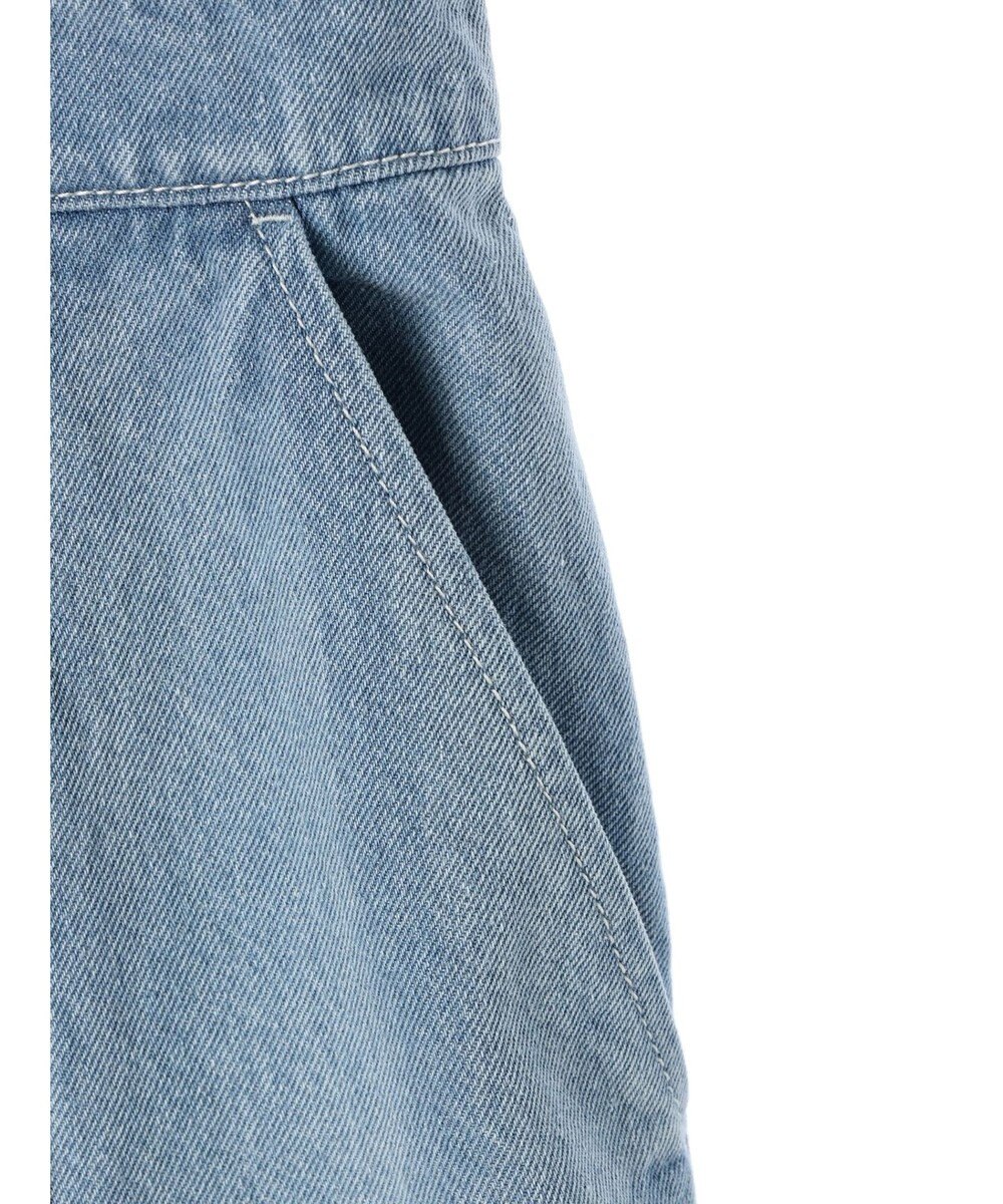 earth music&ecology ボタンキャミデニムワンピース 