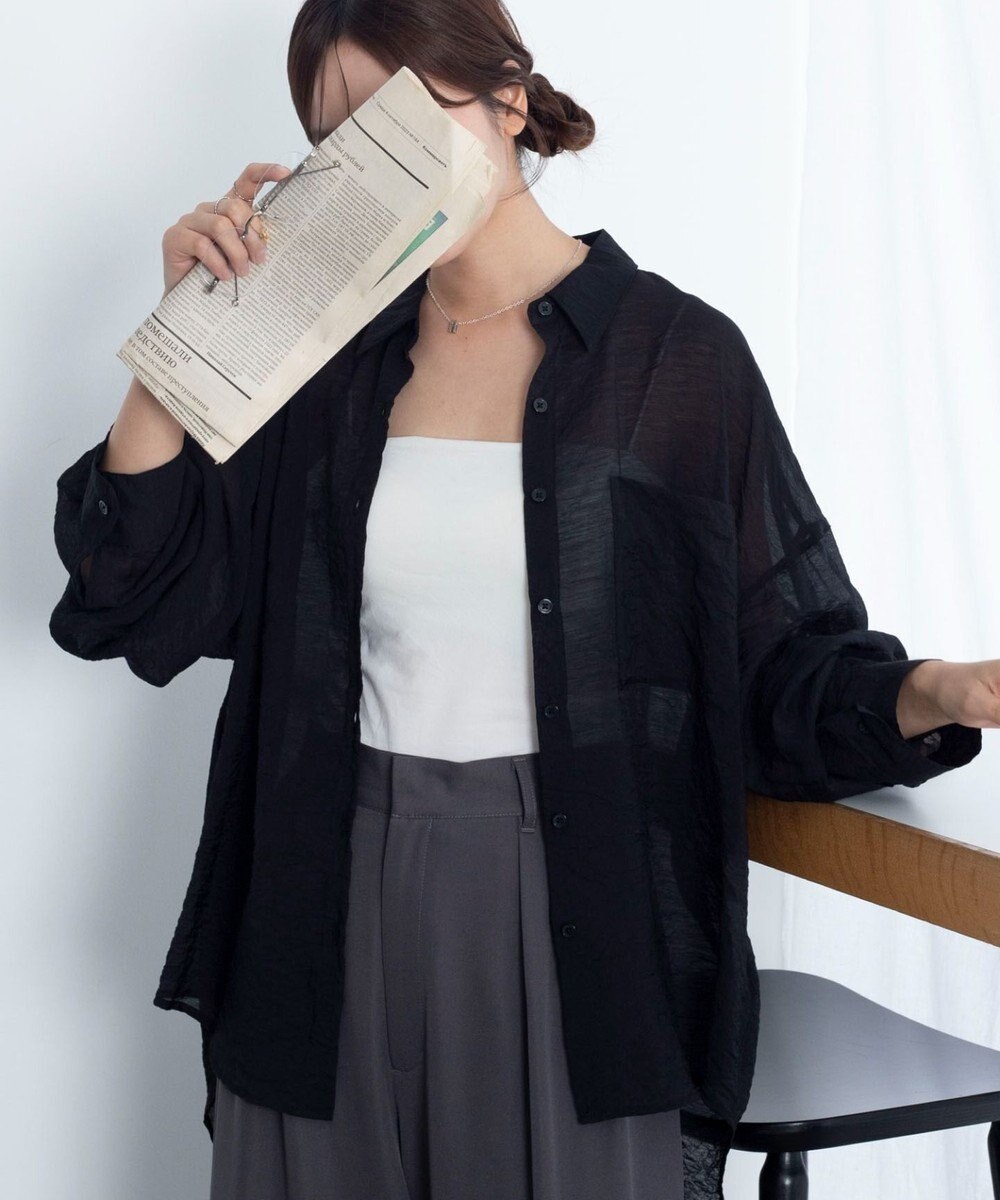 WEGO 【2026年春夏新作】シアーシャツ 