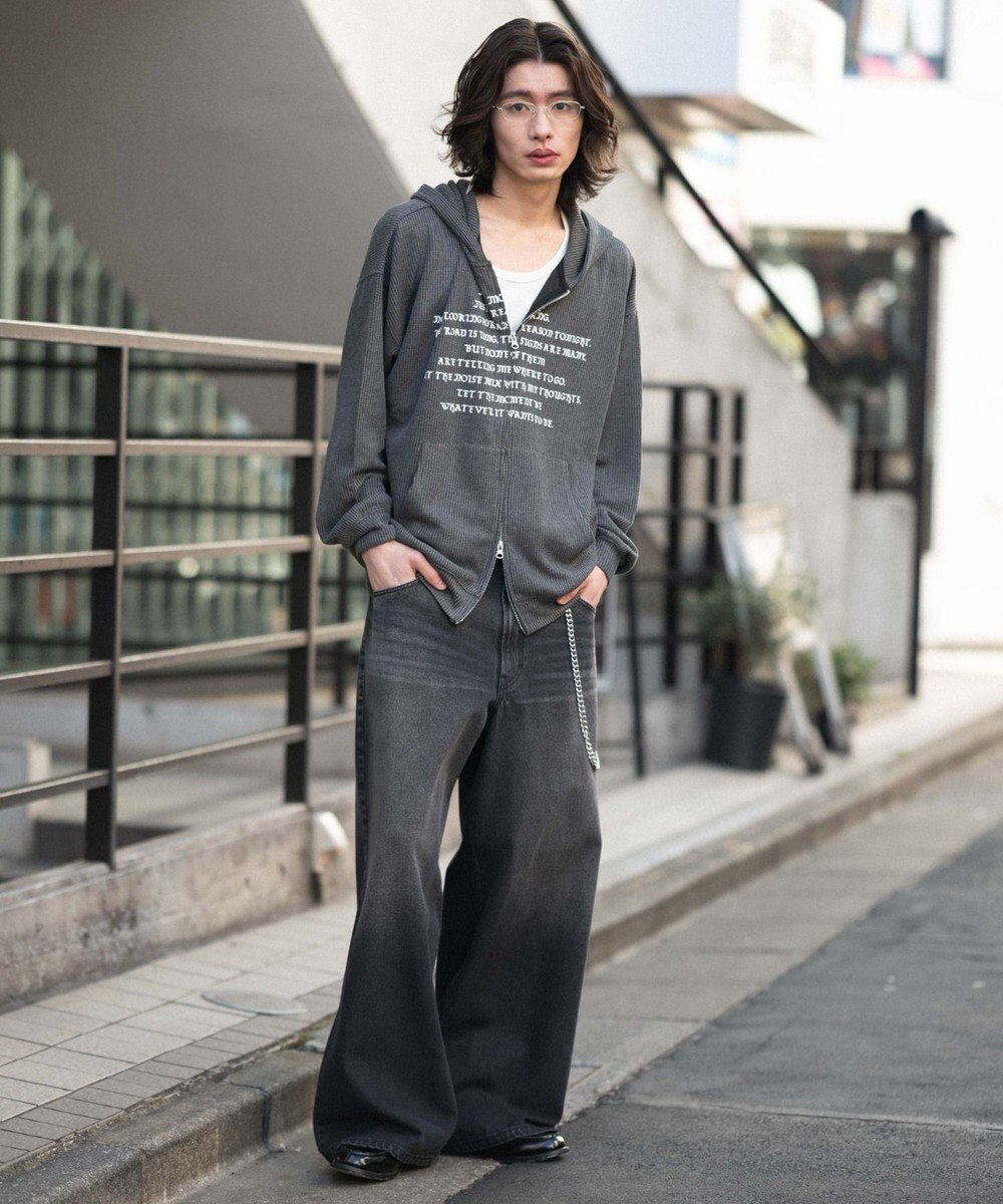 WEGO 【ユニセックス着用ITEM】メッシュZIPパーカー 