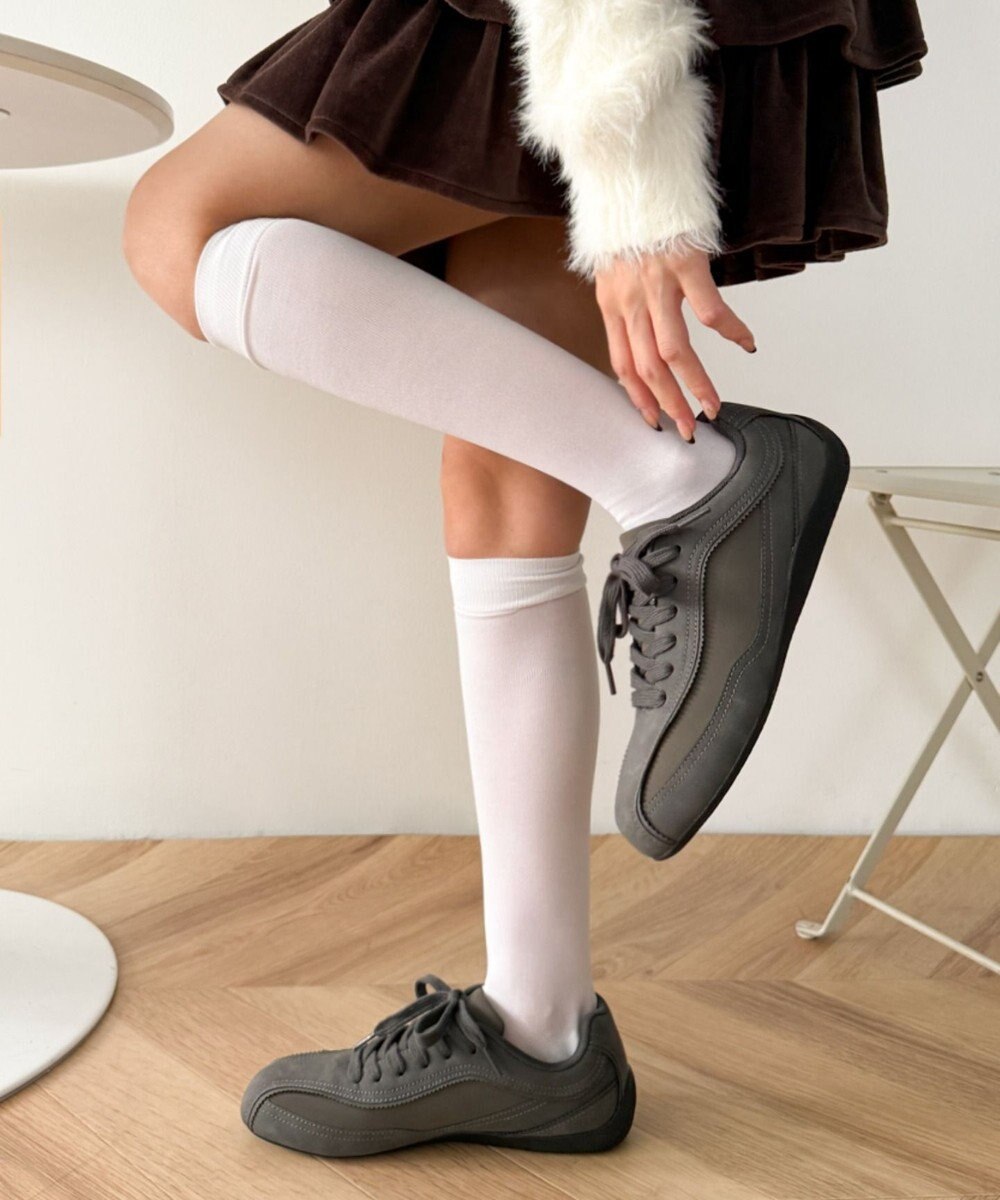 WEGO レースアップローカットスニーカー 