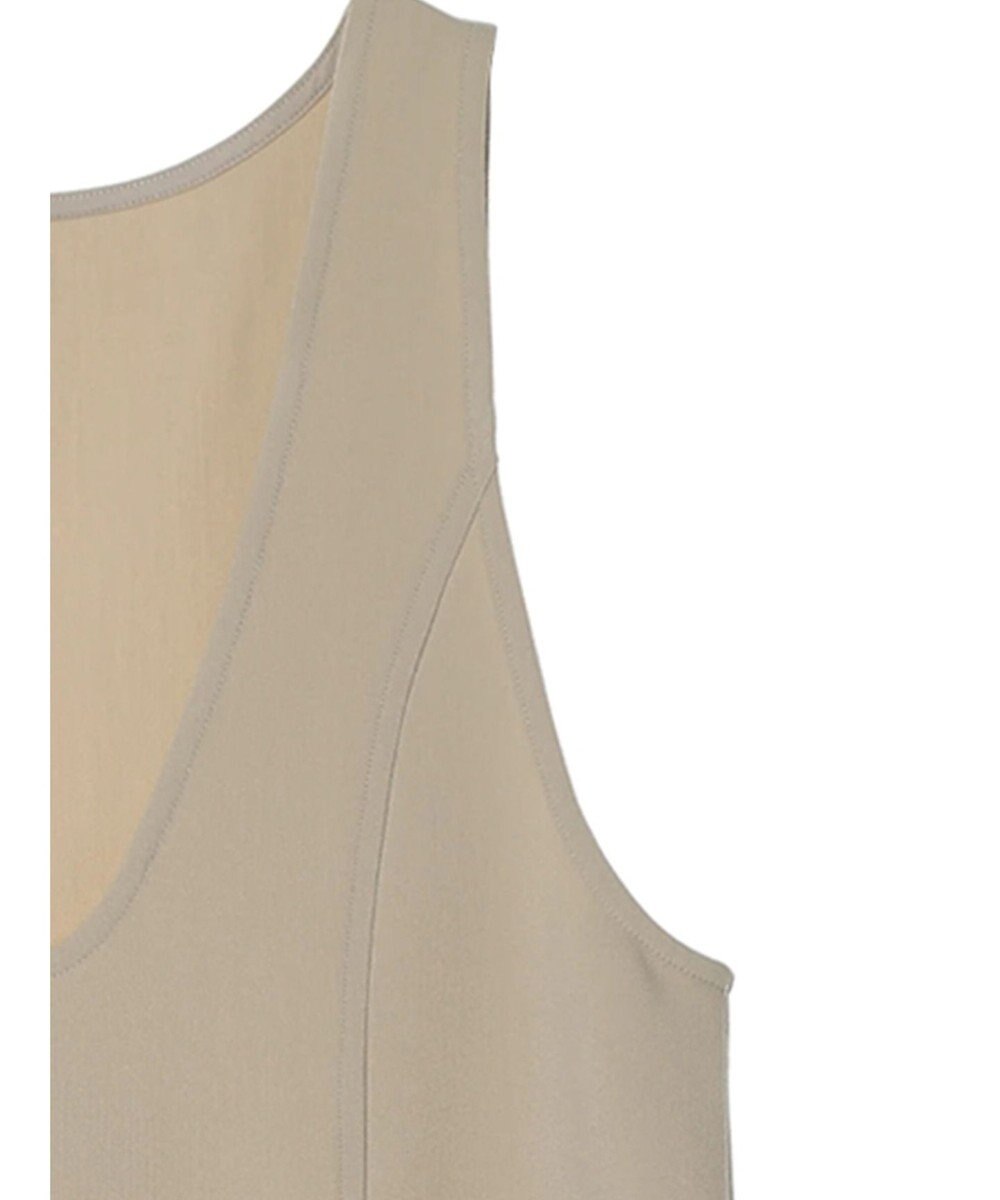 AMERICAN HOLIC イージーケアＵネックＩラインワンピース 