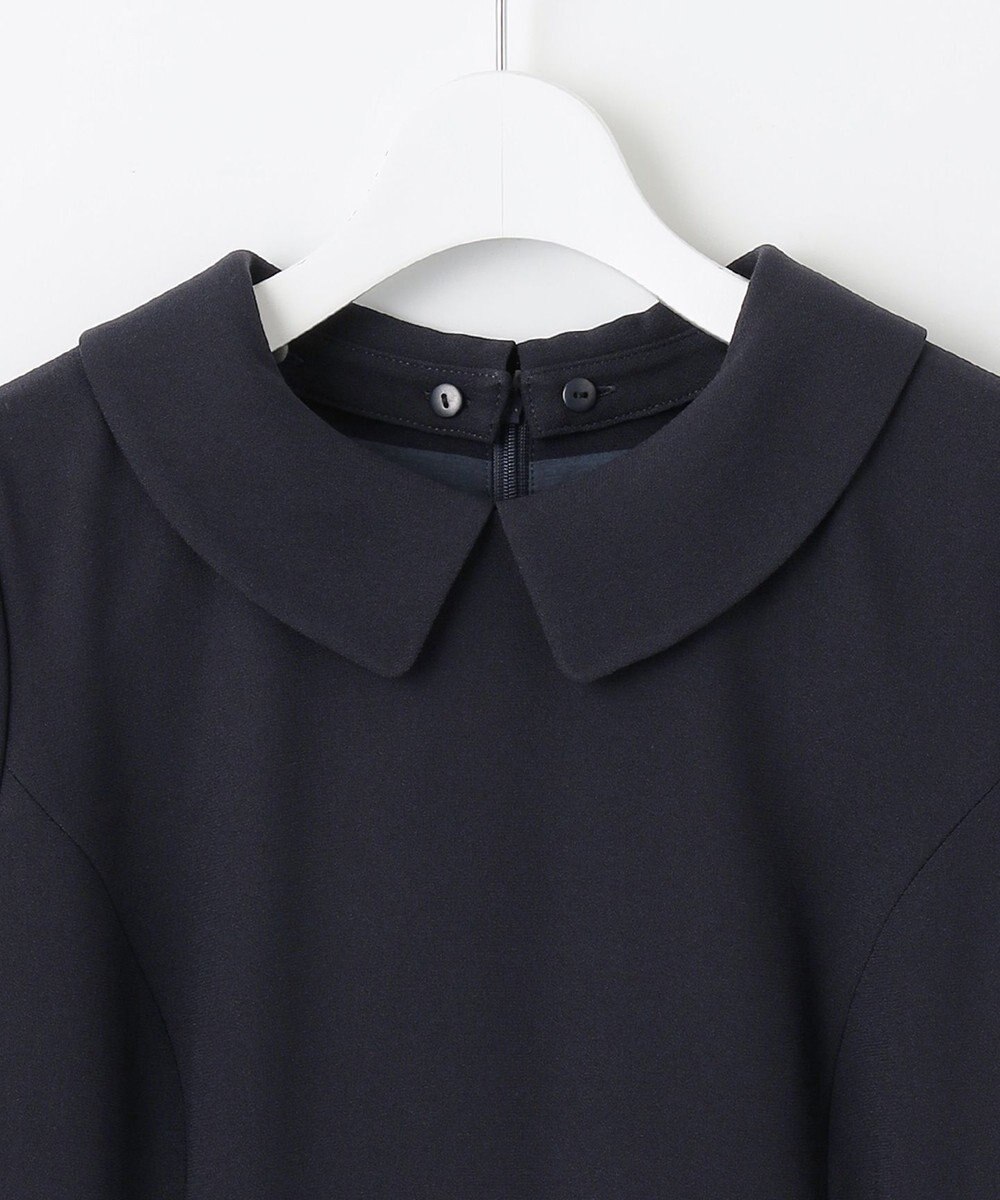 自由区 FORMAL 【お受験/セレモニーに】濃紺　洗える/衿取り外し　ワンピース+ジャケット 