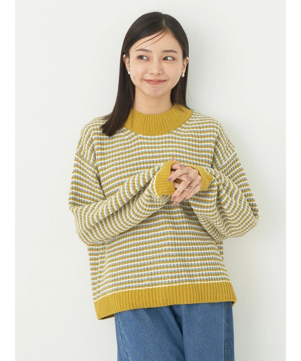 earth music&ecology マットベロアモールプルオーバー 