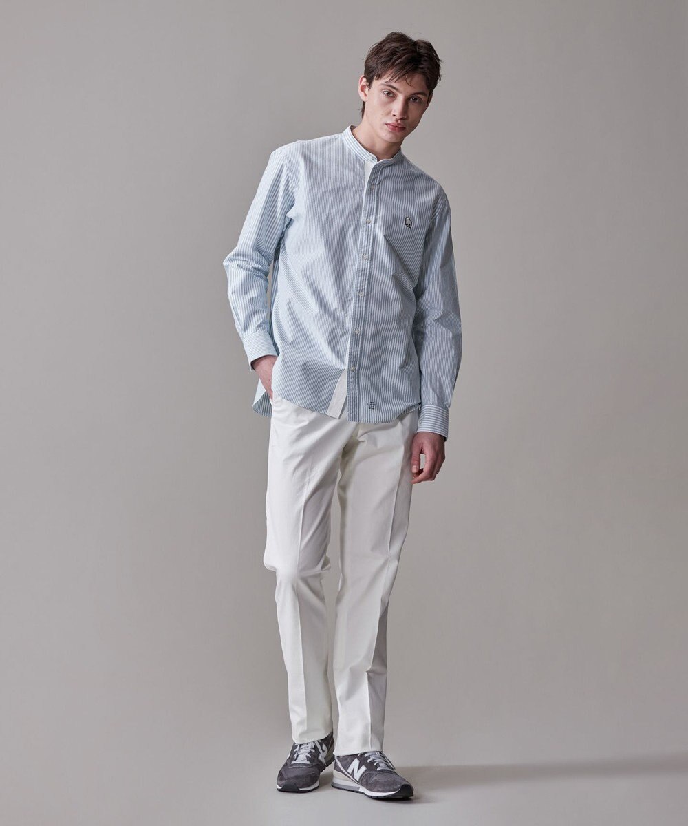 J.PRESS MEN 【IVY COLLECTION】【毎シーズン大好評】バックブル ロンストクレイジーパターン バンドカラーシャツ 