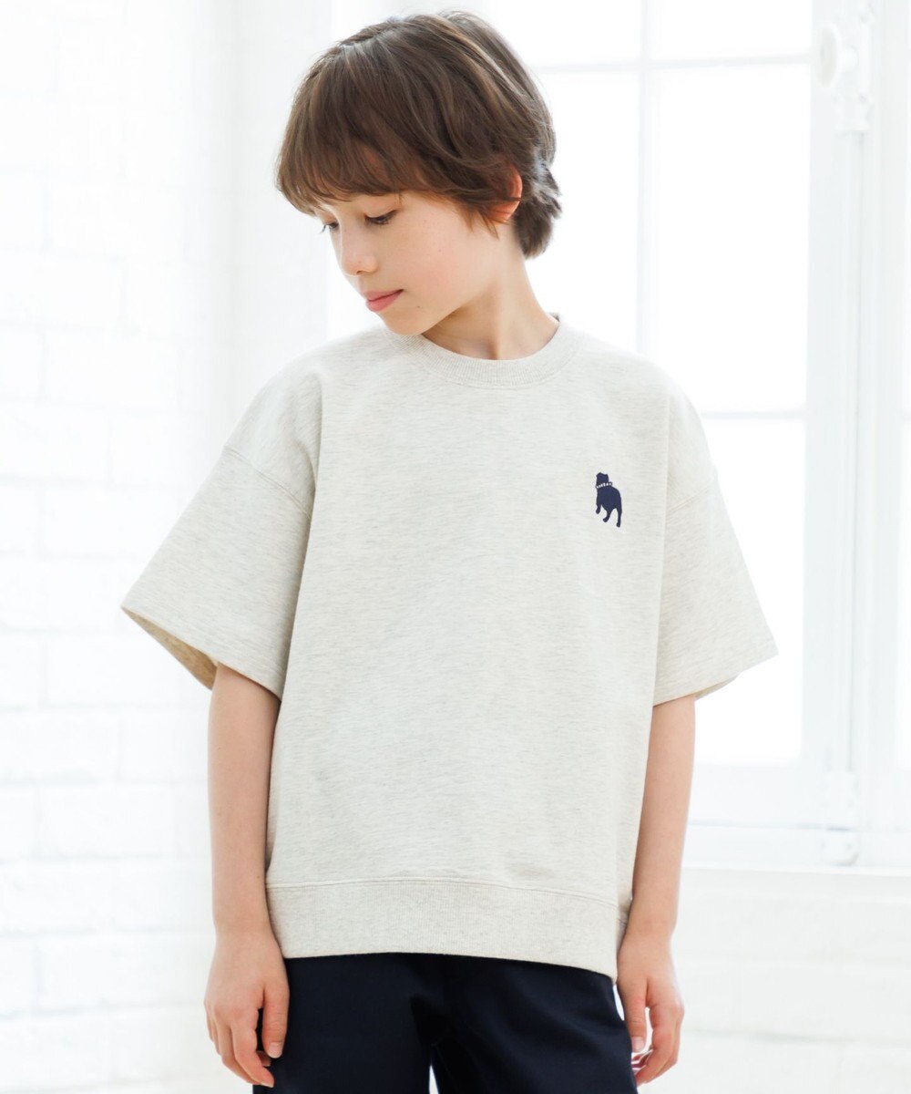 J.PRESS KIDS 【140-170cm】バックブル ミニ裏毛 半袖トレーナー 