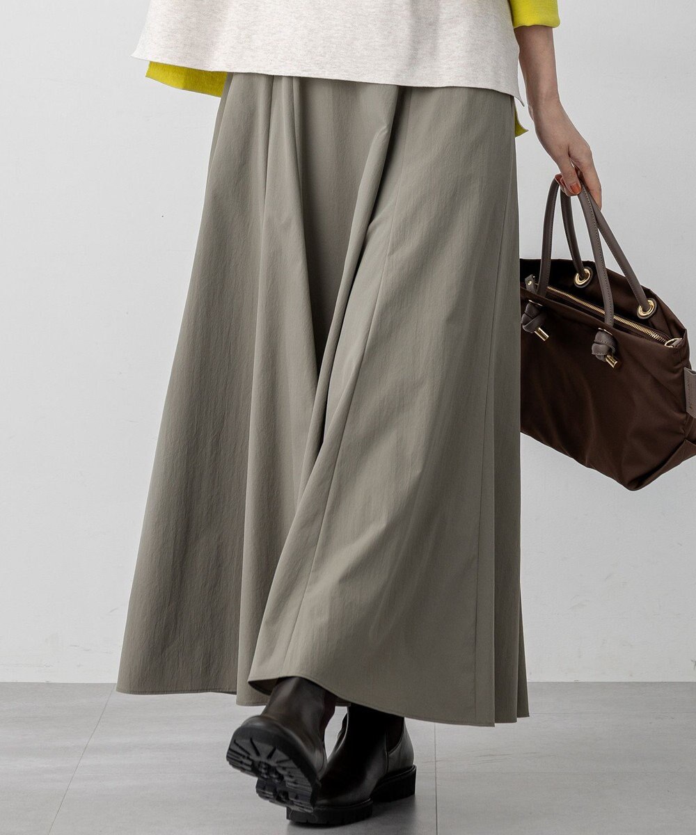 23区 L 【洗える】ストレッチタイプライター フレア スカート 