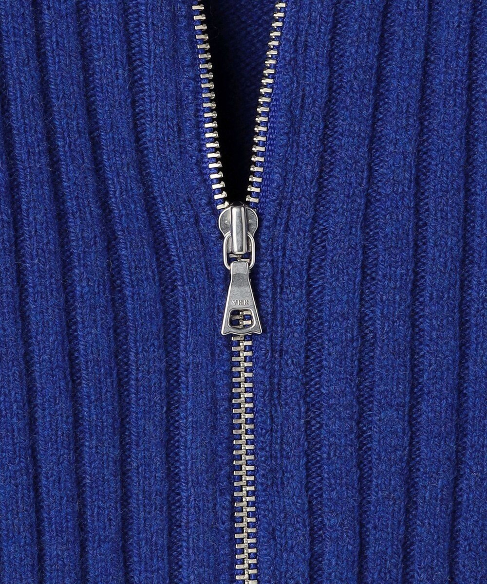 J.PRESS YORK STREET 【UNISEX】:ウールカシミヤ ハーフジップニット 