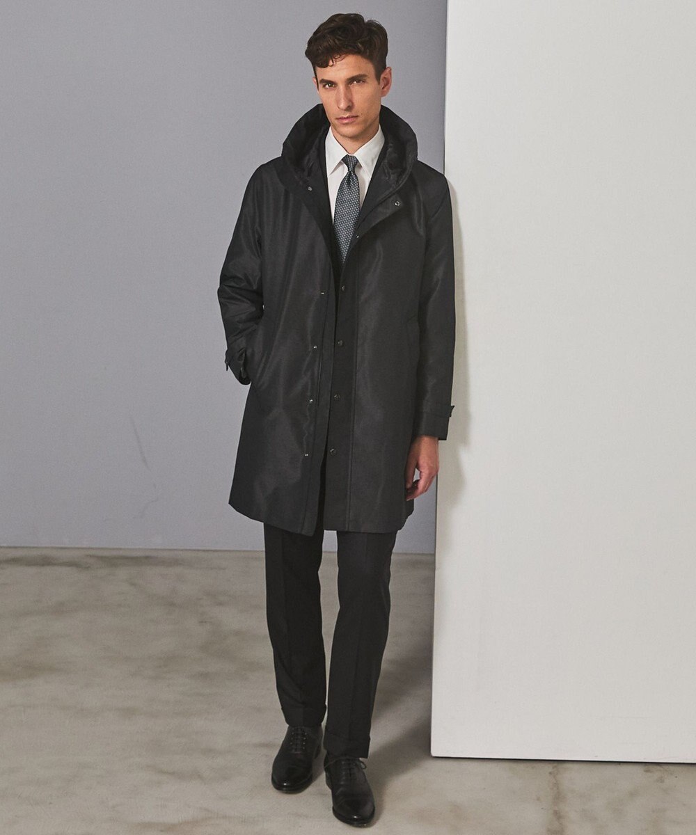 GOTAIRIKU 【シーンレスに対応】ブライトシャンブレーミリタリーパーカ コート 