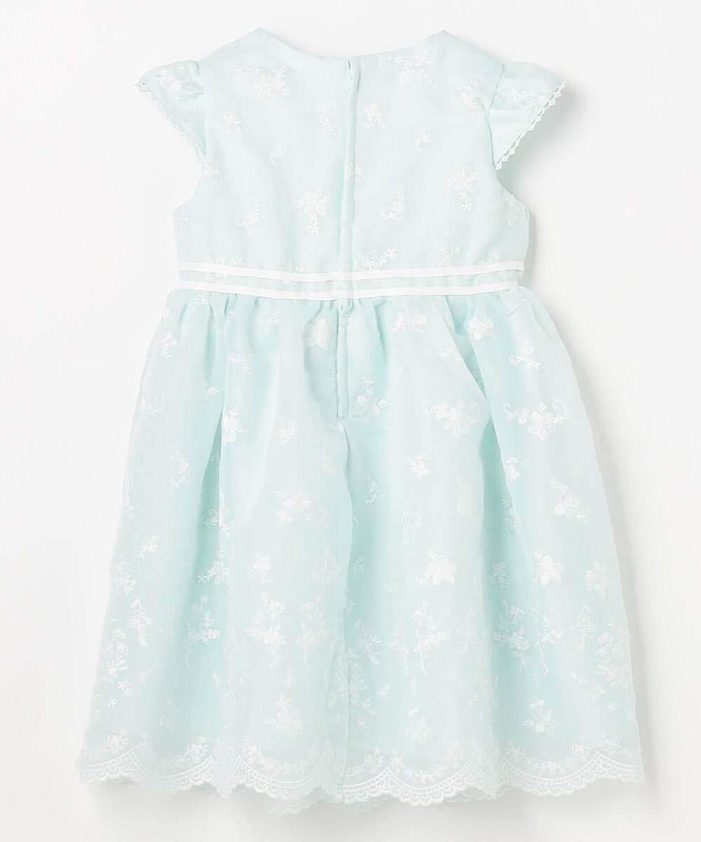 ANY KIDS 総刺繍 花柄ワンピース 