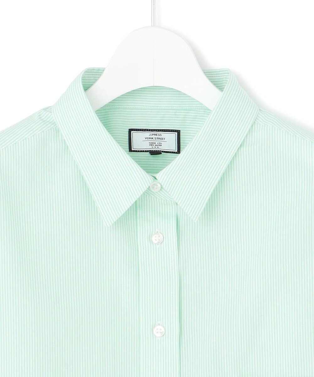 J.PRESS YORK STREET 【WOMEN】コットンタイプライター ショートシャツ 