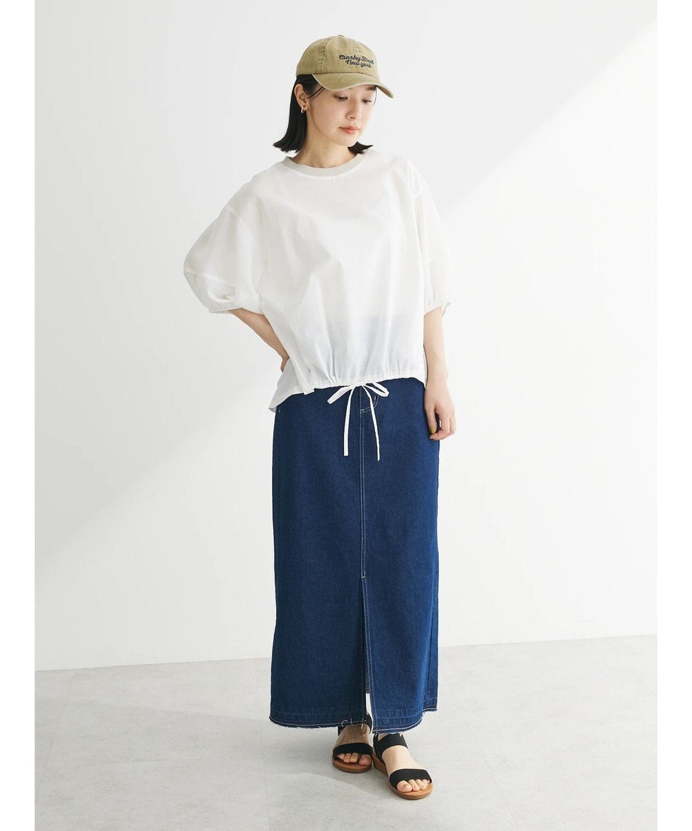 Green Parks ランタンスリーブブラウス 