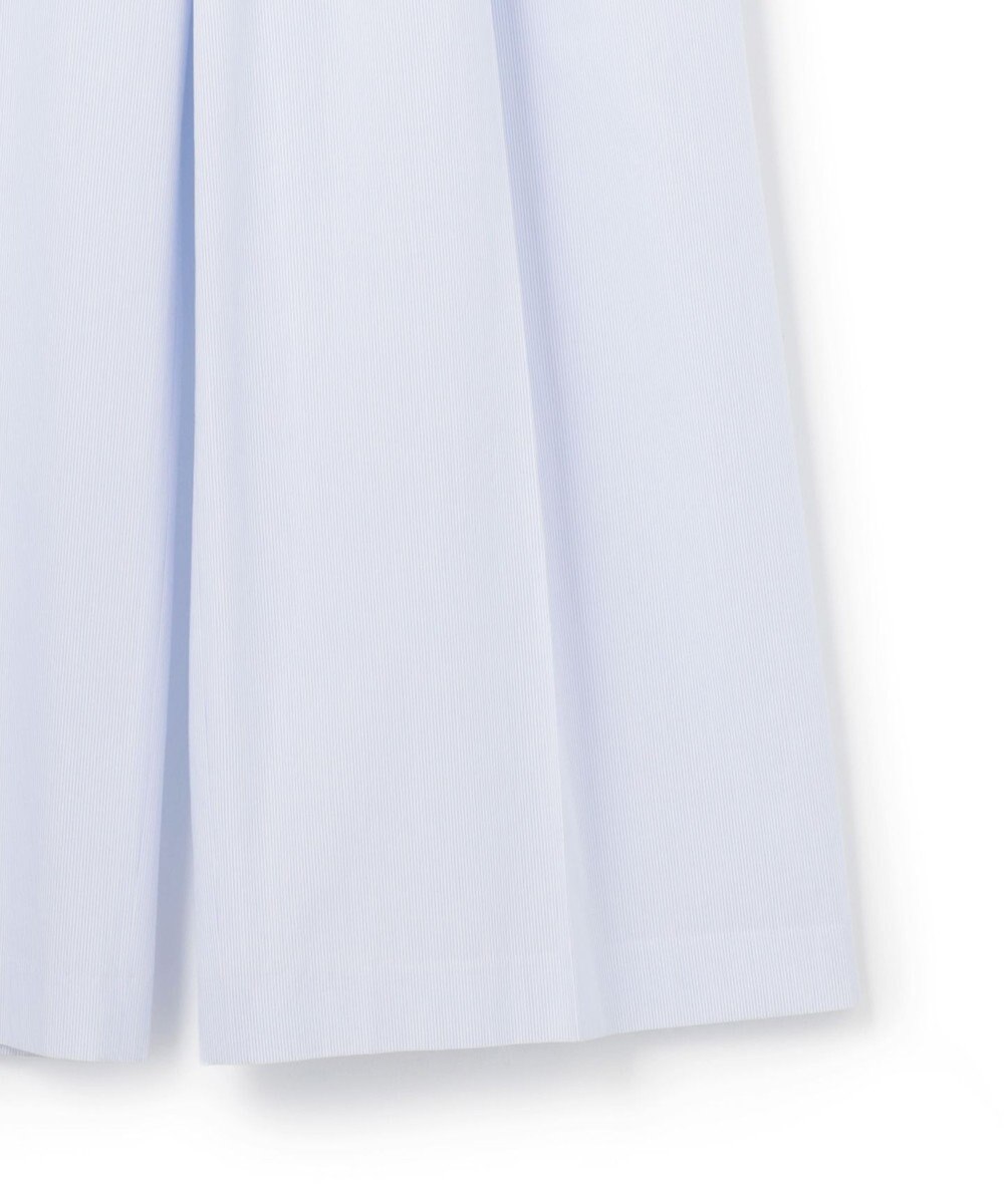 uncrave コットンクロスストライプ ワイドトラウザー 