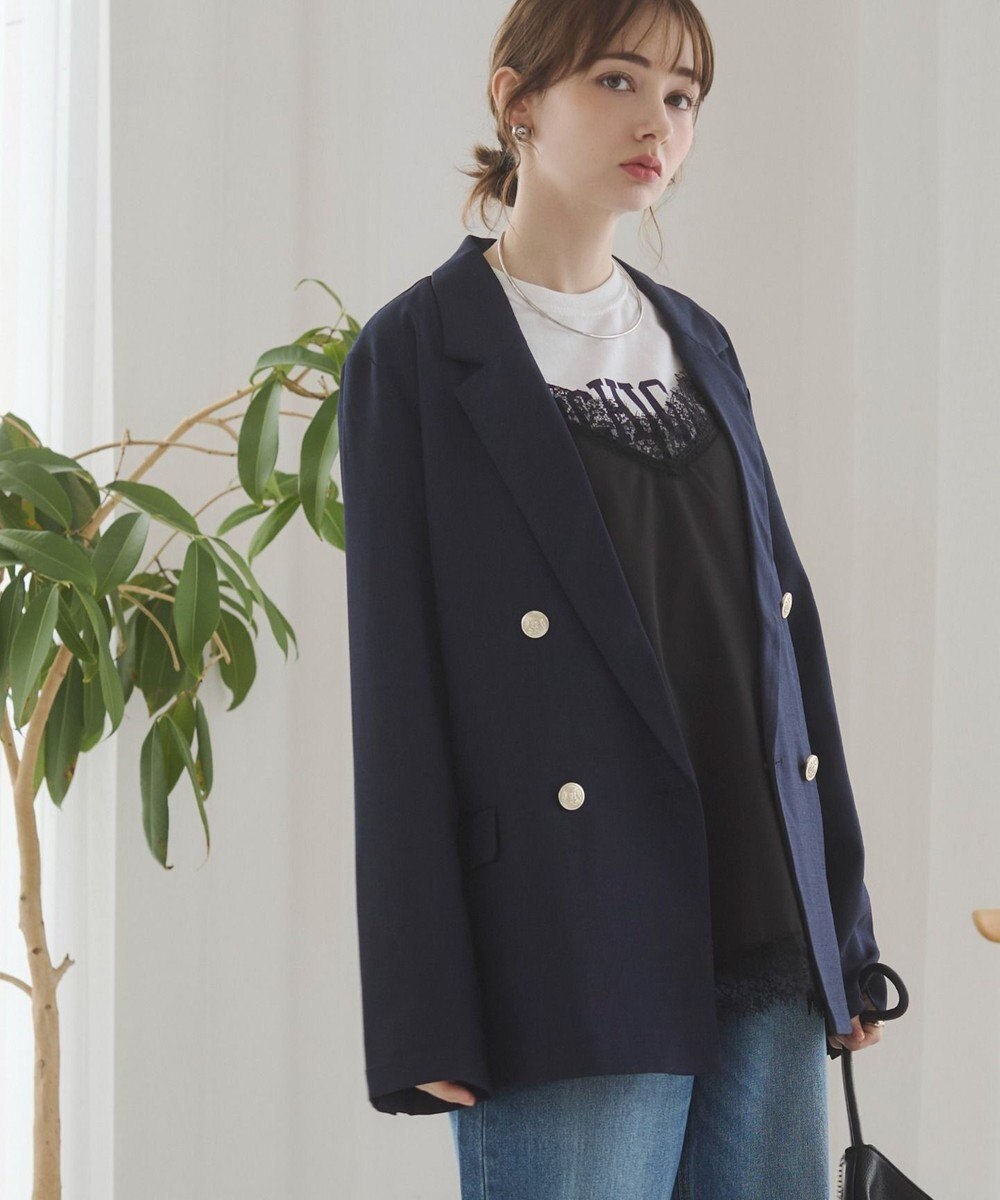 WEGO 【ANGIE VINTAGE】リネンライクジャケット 