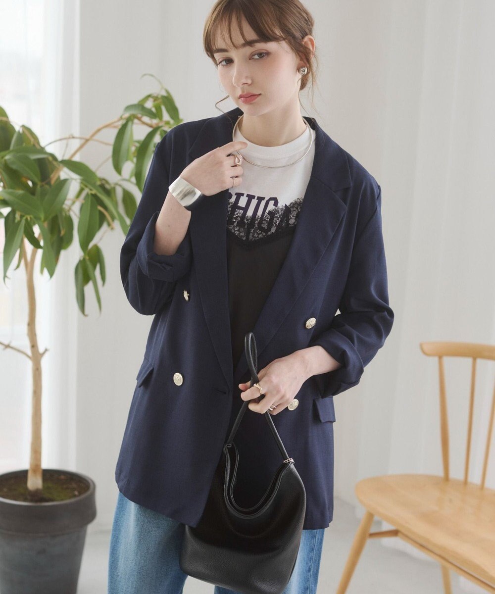 WEGO 【ANGIE VINTAGE】リネンライクジャケット 