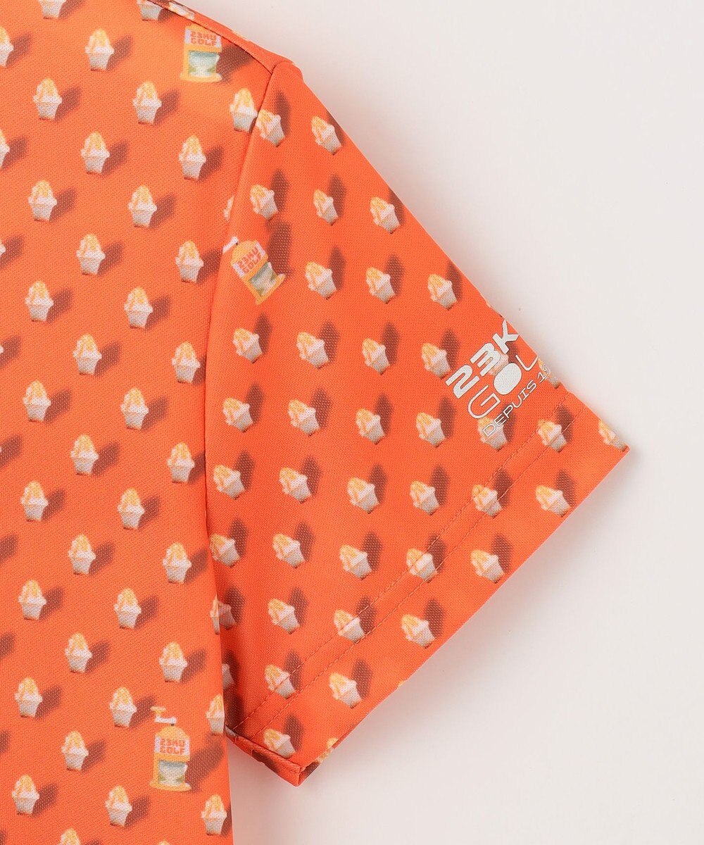 23区GOLF 【WOMEN】【接触冷感・UVケア・吸水速乾】アイス柄 ポロシャツ 