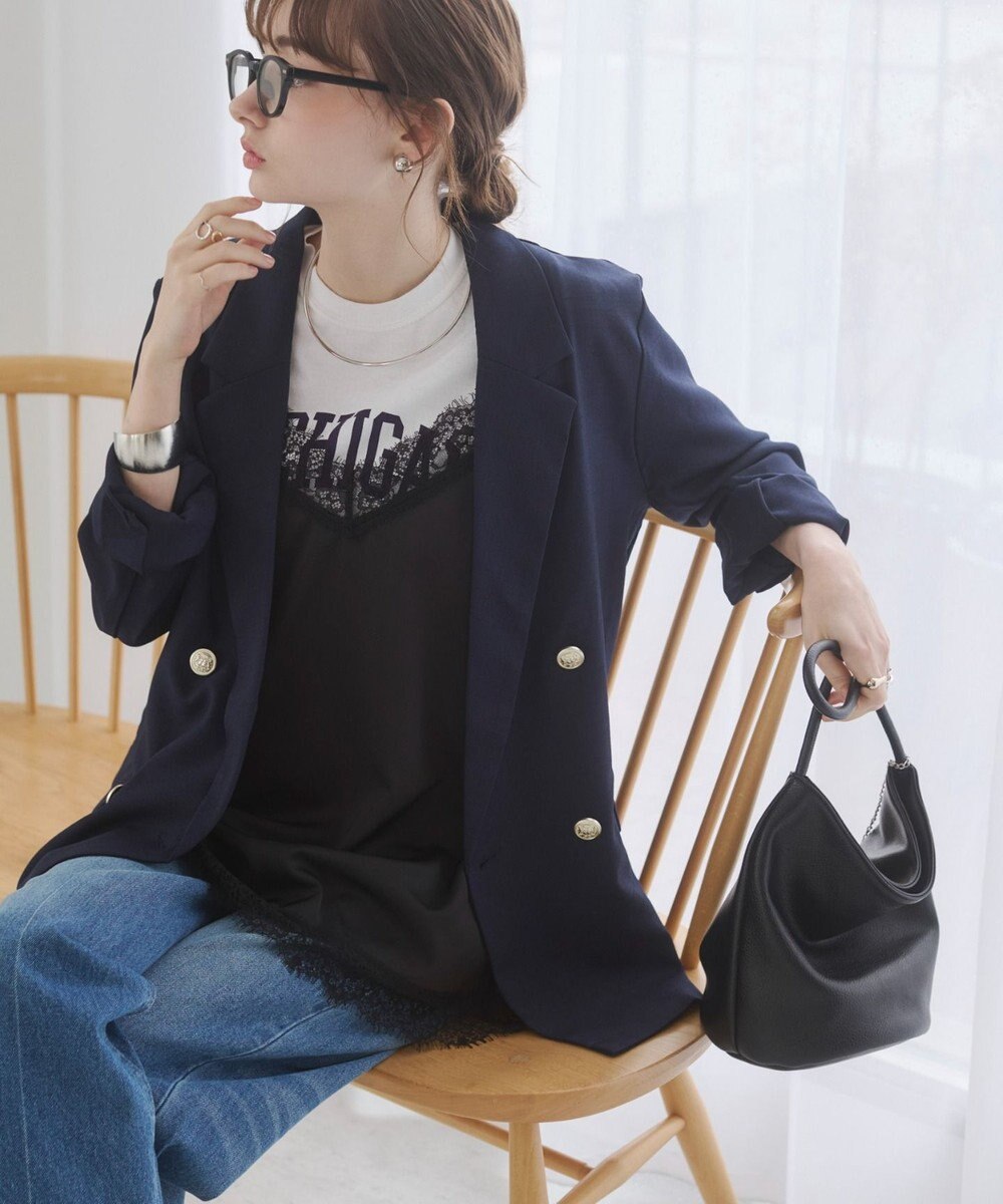 WEGO 【ANGIE VINTAGE】リネンライクジャケット 