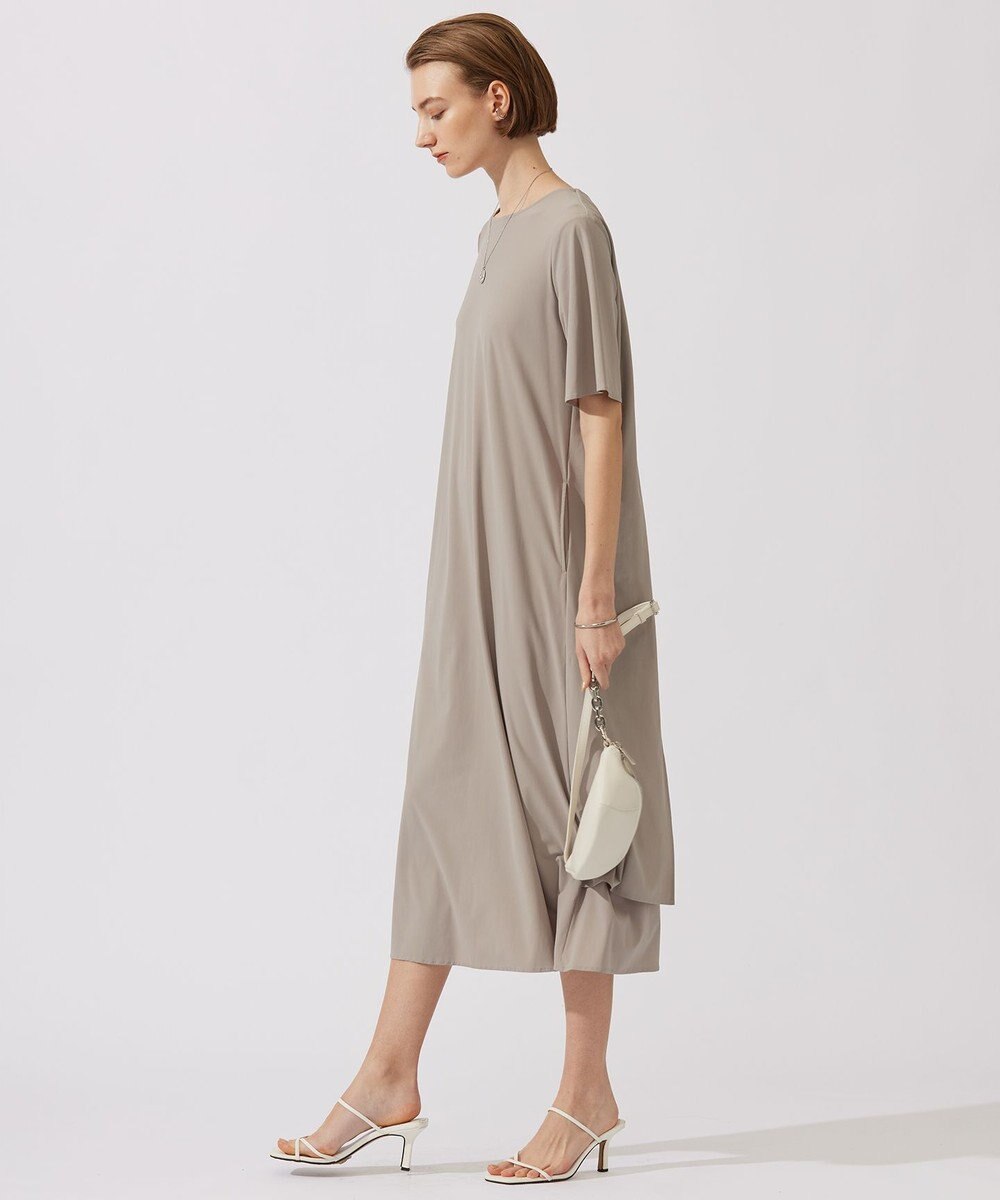 ICB 【接触冷感・UVカット・速乾・洗える】マットスキューバ  ワンピース 