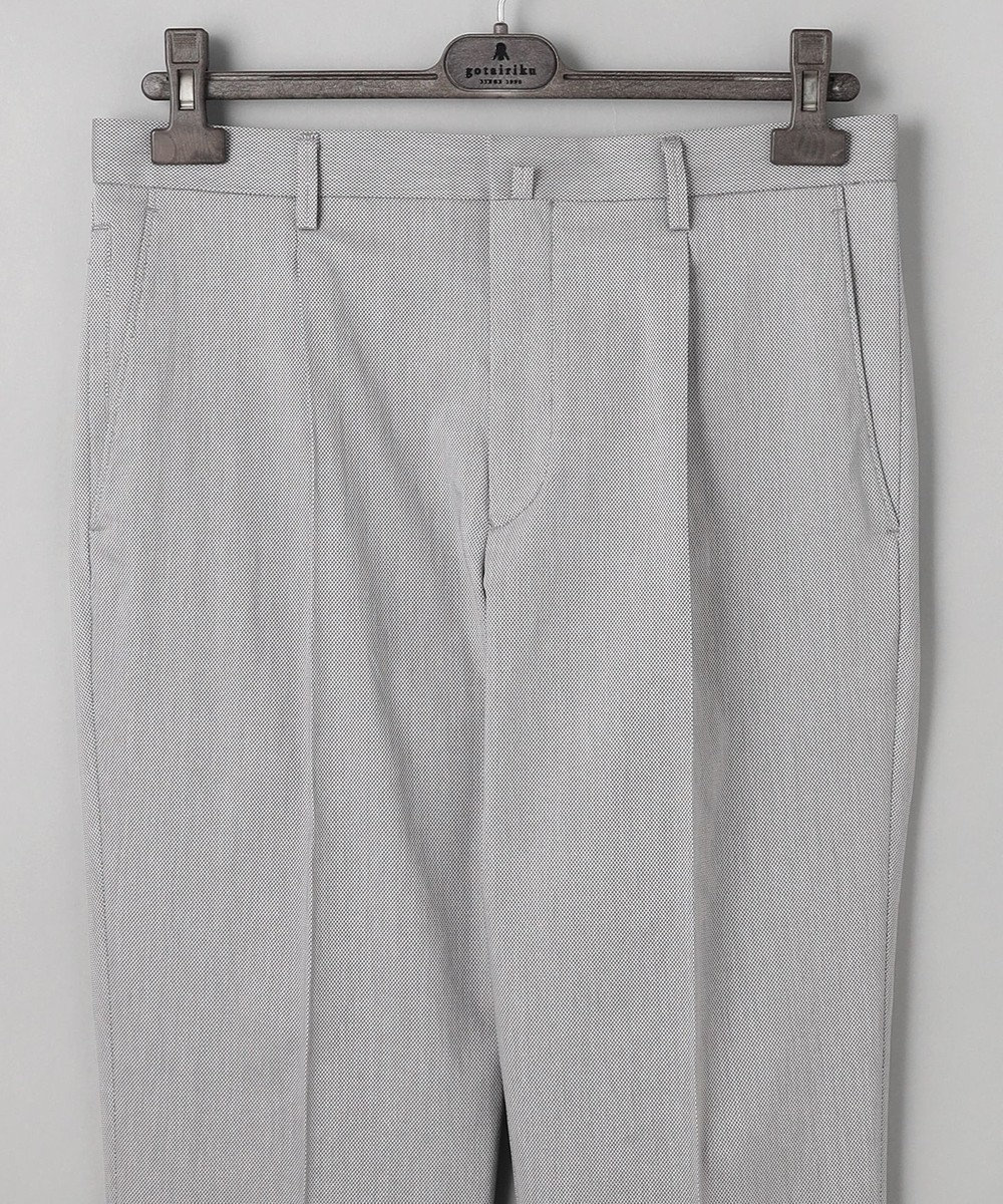 GOTAIRIKU 仕事で着られる綿パン【吸水速乾/ストレッチ/折り目加工】クールマックスコットンパンツ_1タック(25年モデル) 