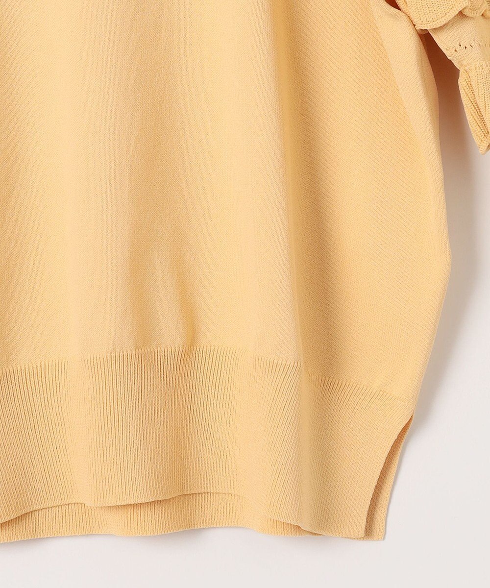 組曲 S 【WEB限定カラーあり】MINA 袖フリルニットプルオーバー 