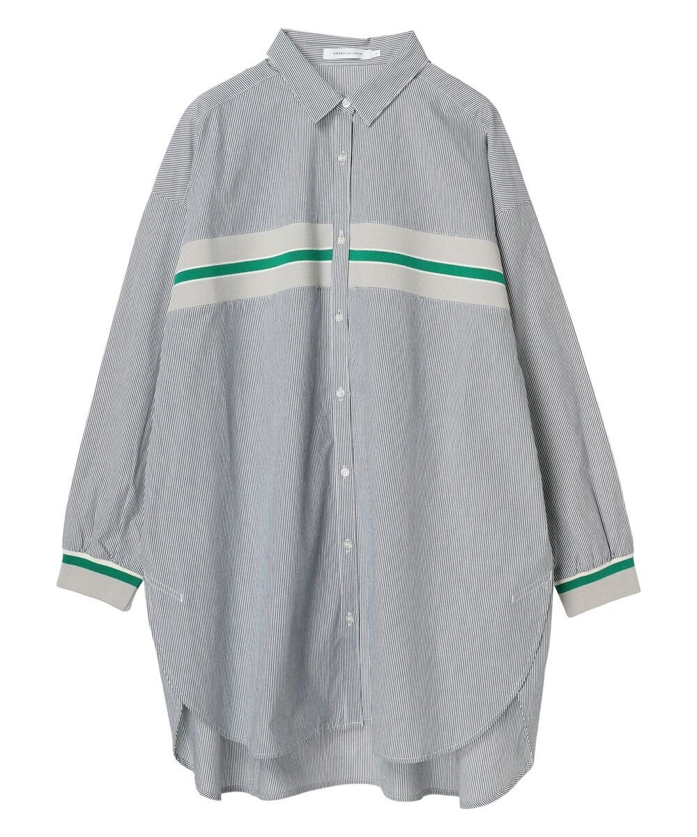 AMERICAN HOLIC リブラインシャツチュニック 