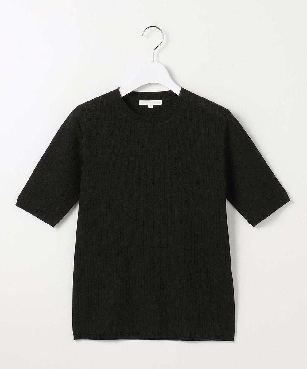 自由区 L 【アンサンブル対応】シアーシルクミックスニット プルオーバー 