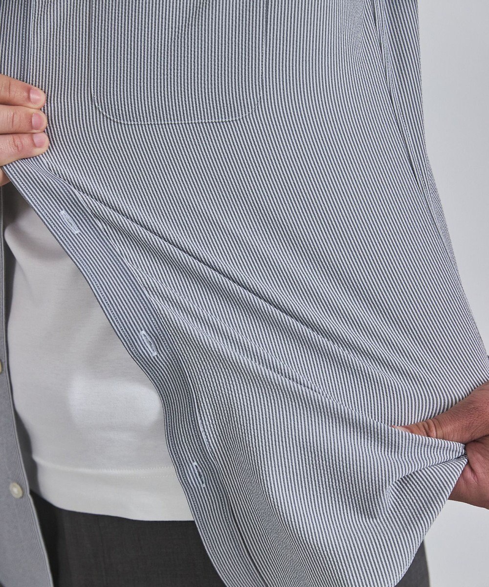 GOTAIRIKU とにかく涼しい/酷暑対応【シワになりにくい/吸水速乾】クールマックスサッカーシャツ 