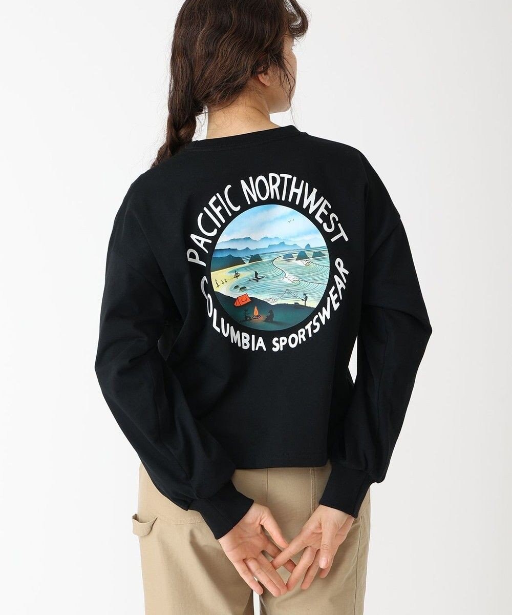 Columbia Columbia/ ウィメンズレイクトゥーアベニューロングスリーブクロップドTシャツ /コロンビア 
