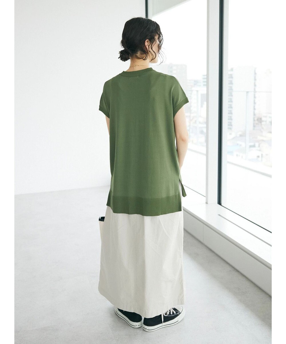 CRAFT STANDARD BOUTIQUE ＵＶカット接触冷感半袖ニットチュニック 