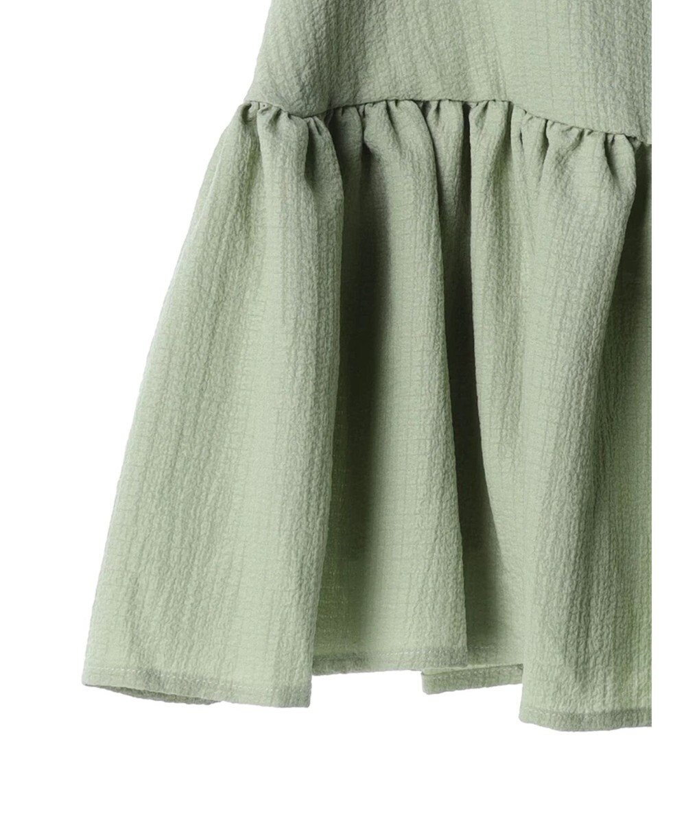 earth music&ecology ＳＥＴ２点ジャガードビスチェ＋リブプルオーバー 