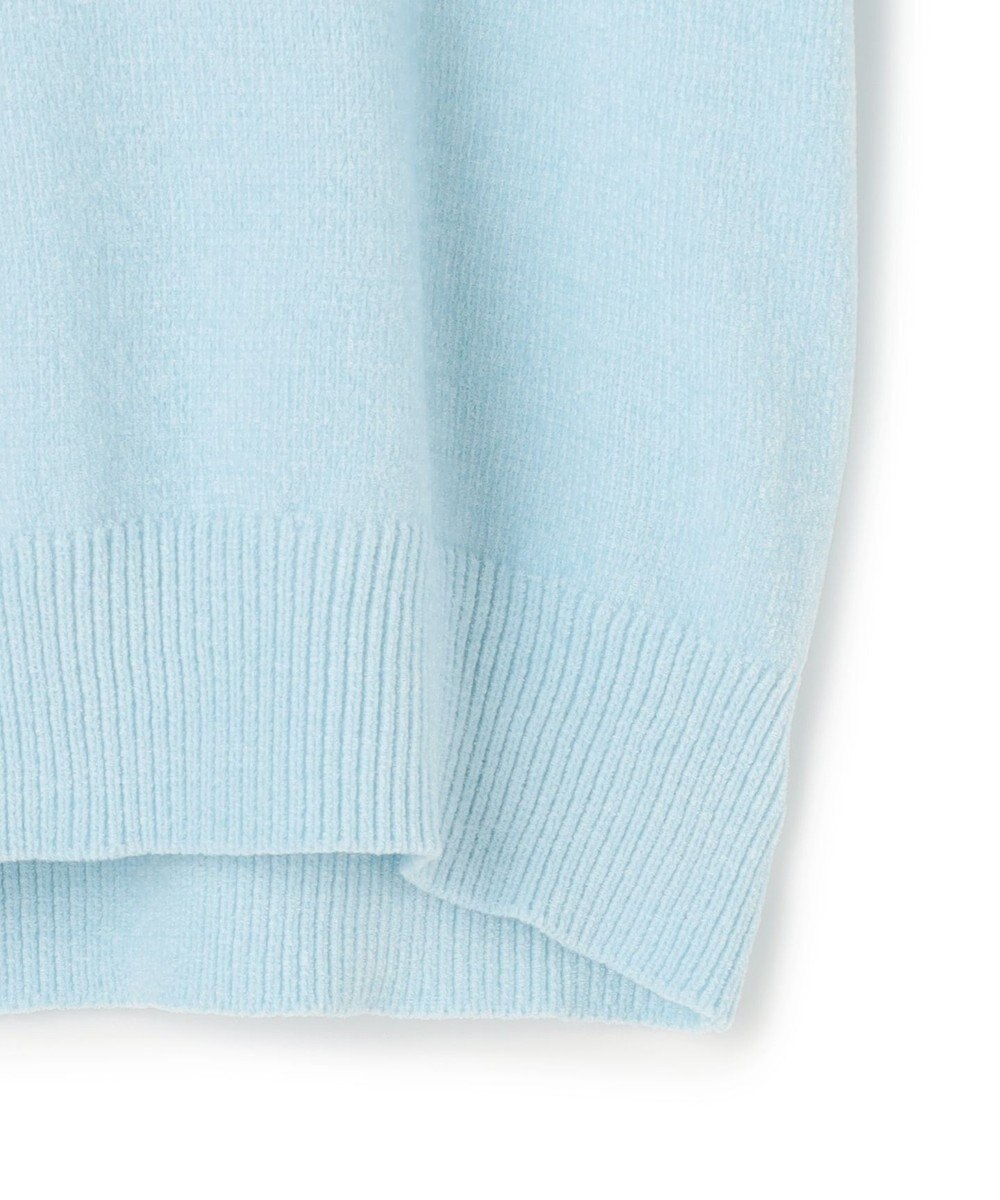 UNFILO L ベロアモール ハーフスリーブニット 