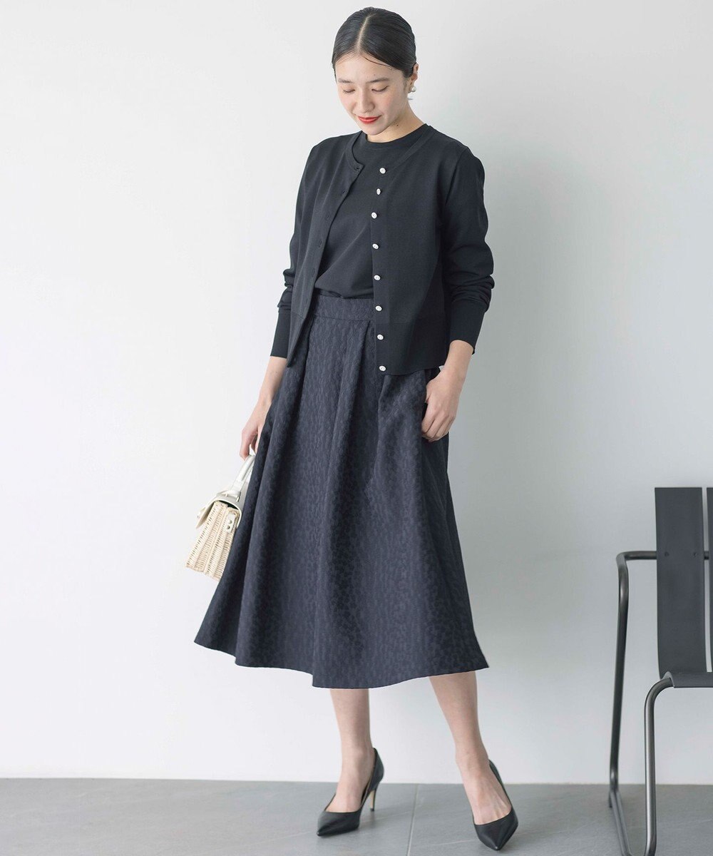 組曲 【UVケア・接触冷感】MINA ニットカーディガン 