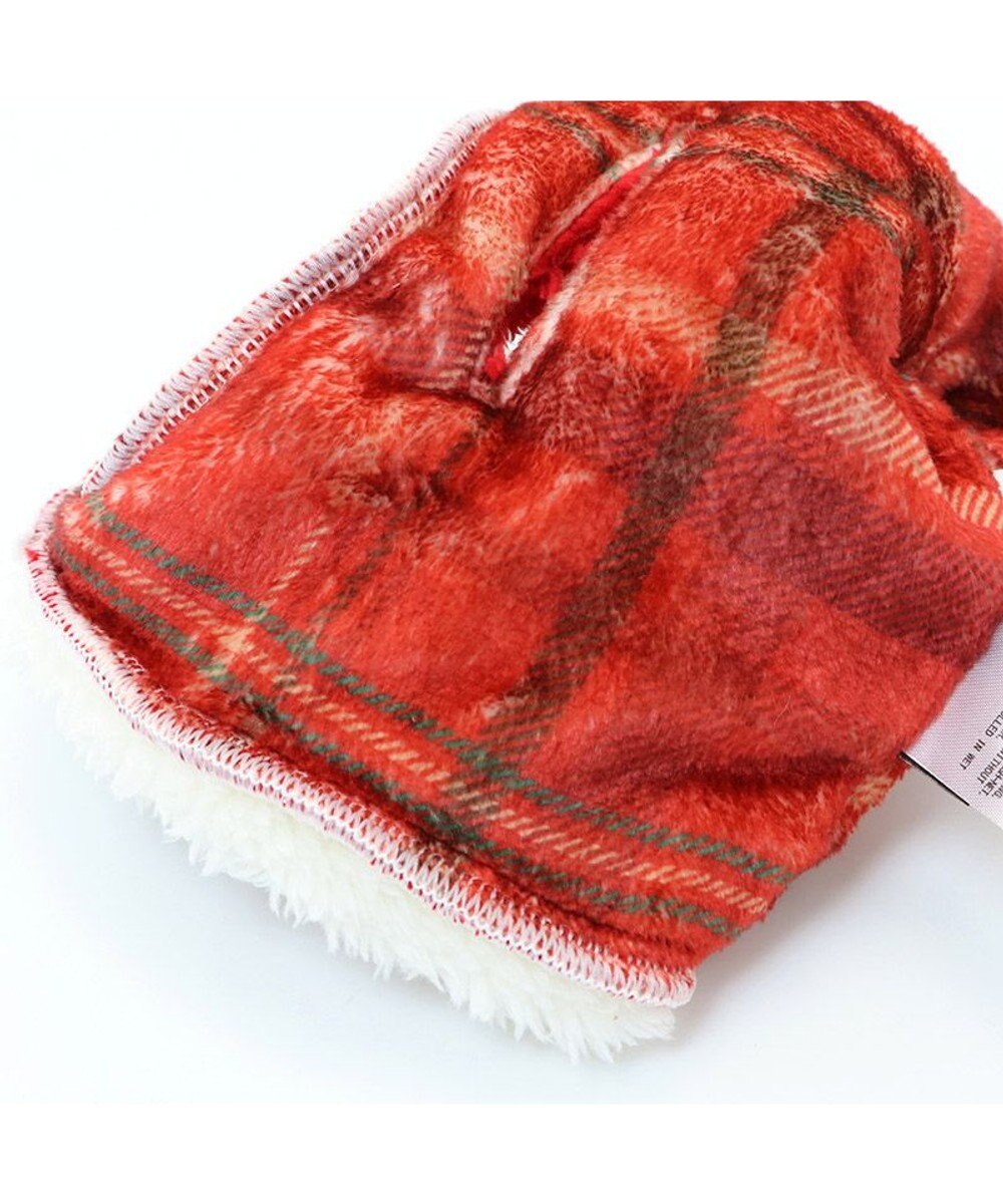 PET PARADISE ペットパラダイス クリスマス サンタ帽子 《ふわふわチェック柄 》 小型犬 