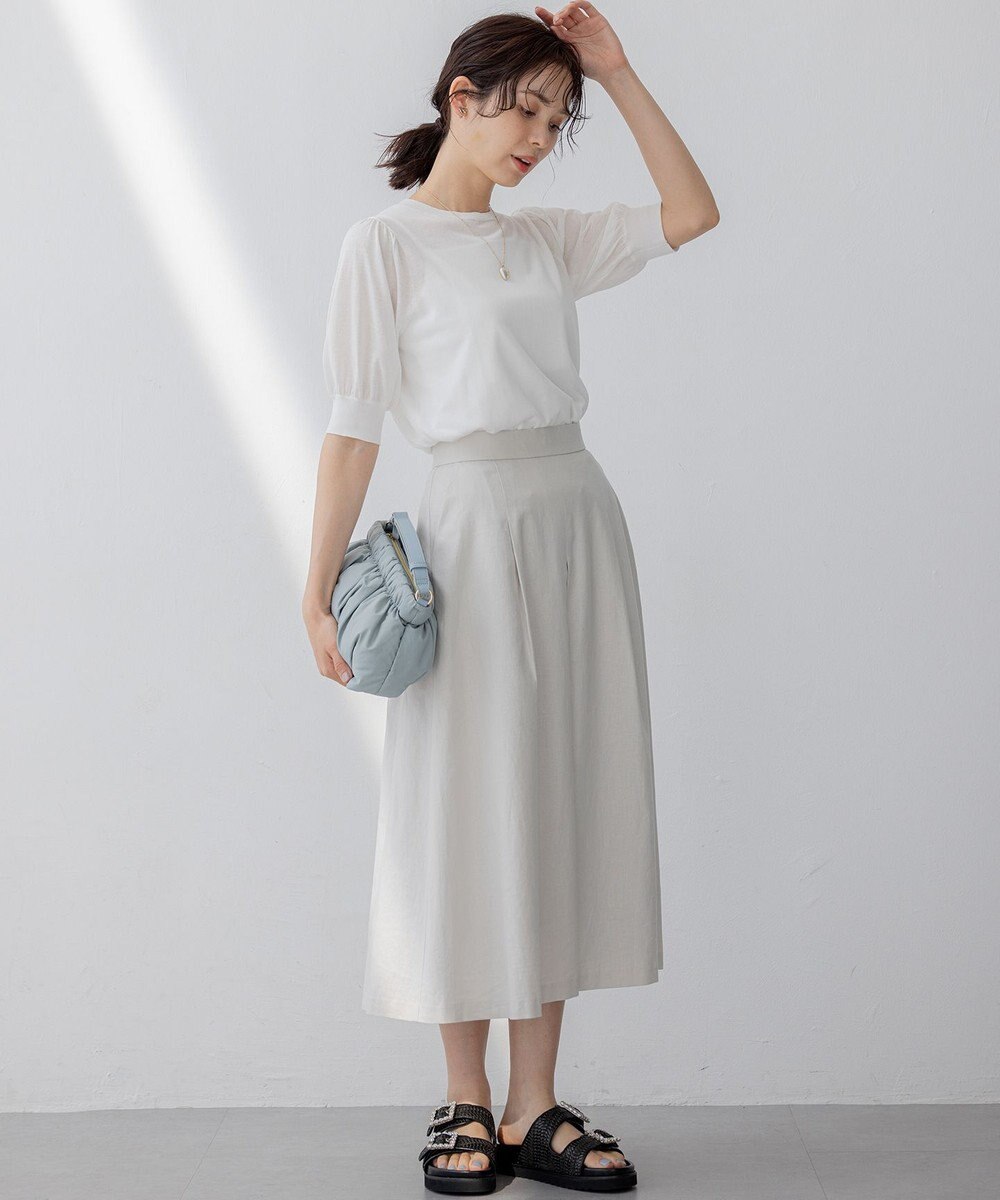 組曲 S リネンレーヨン スカート 