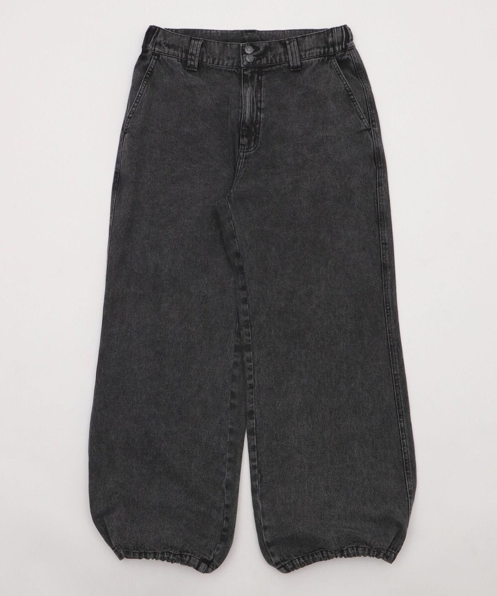 WEGO ローライズバギーフレアデニムパンツ 