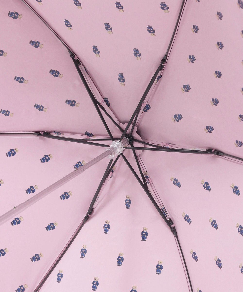 MOONBAT POLO RALPH LAUREN（ポロラルフローレン） 遮光 晴雨兼用 折りたたみ日傘 裏カラー PORO BEAR ポロベア 