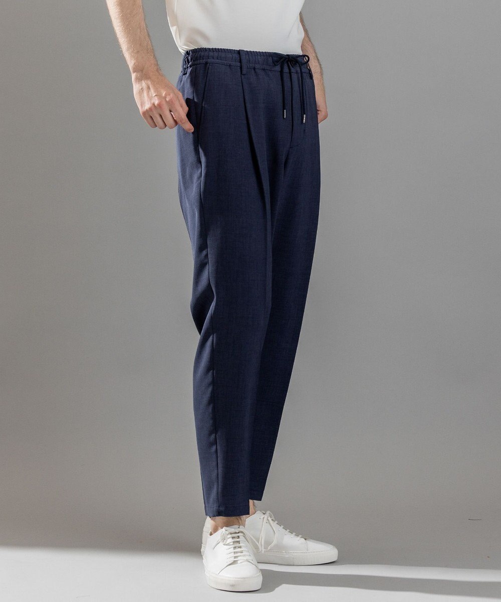 JOSEPH HOMME 【新柄】テクノボイルストレッチ ドロスト付きワイドテーパードパンツ / TEDDY CONVERTIBLE 