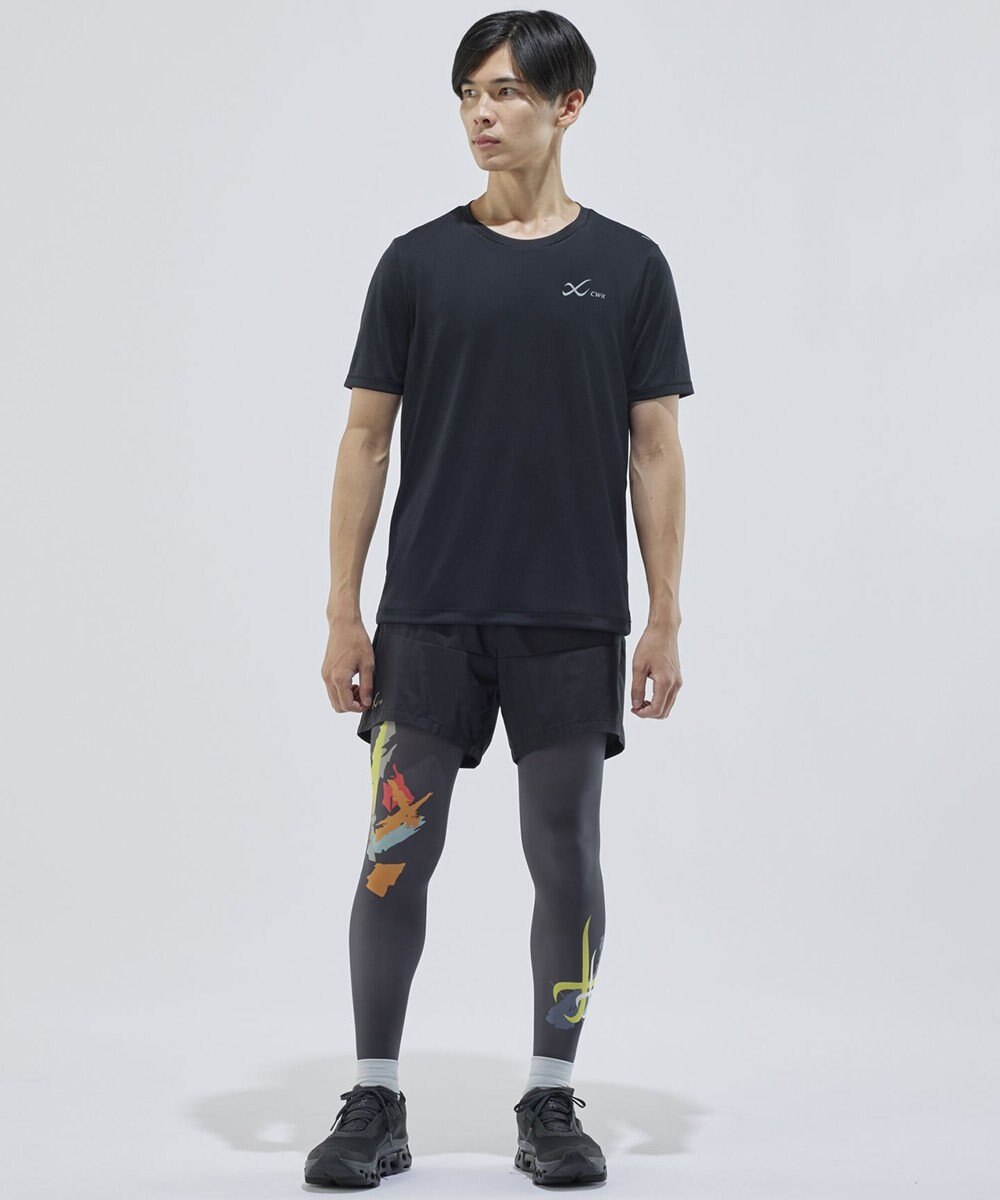 CW-X 【MEN】 CW-X ランニングパンツ 立体パターン設計 スポーツウェア 3分丈 メンズ DHO393 /ワコール 